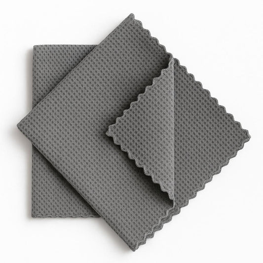 WaffleTech Glasreinigungstuch 3er Set